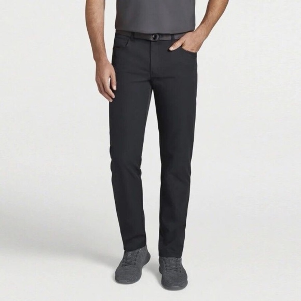 Peter Millar Eb66 Black Performance Five-Pocket P… - image 2
